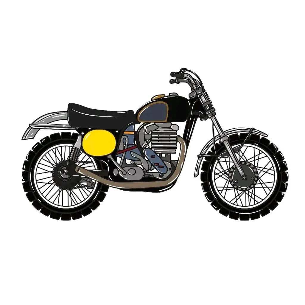 Vintage Scrambler Motorcycle