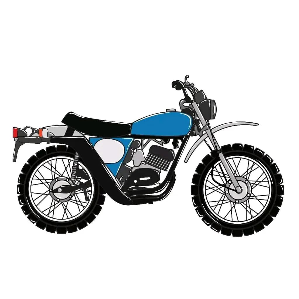 Blue Trail Motorcycle