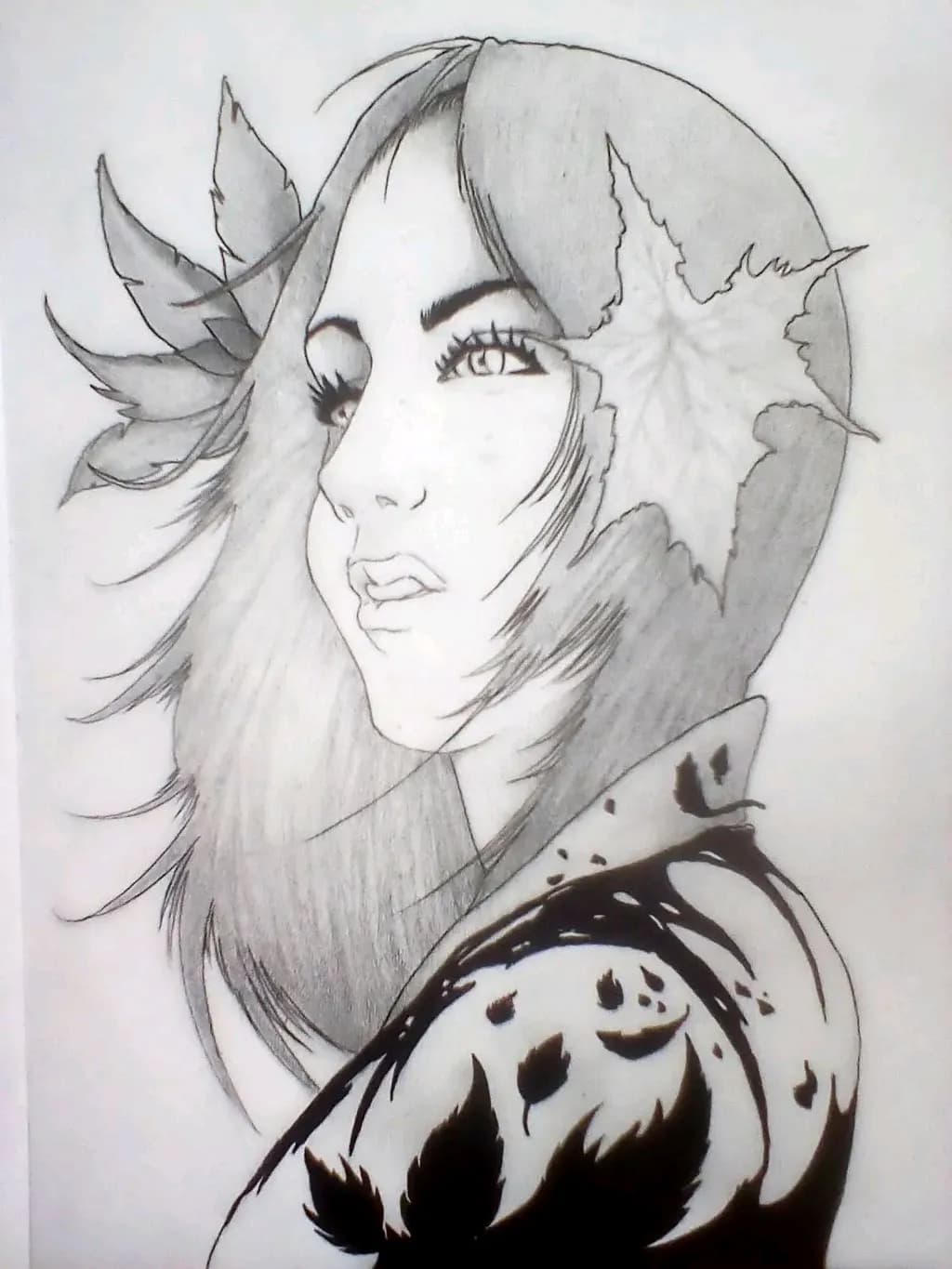 Leaf-Crowned Woman