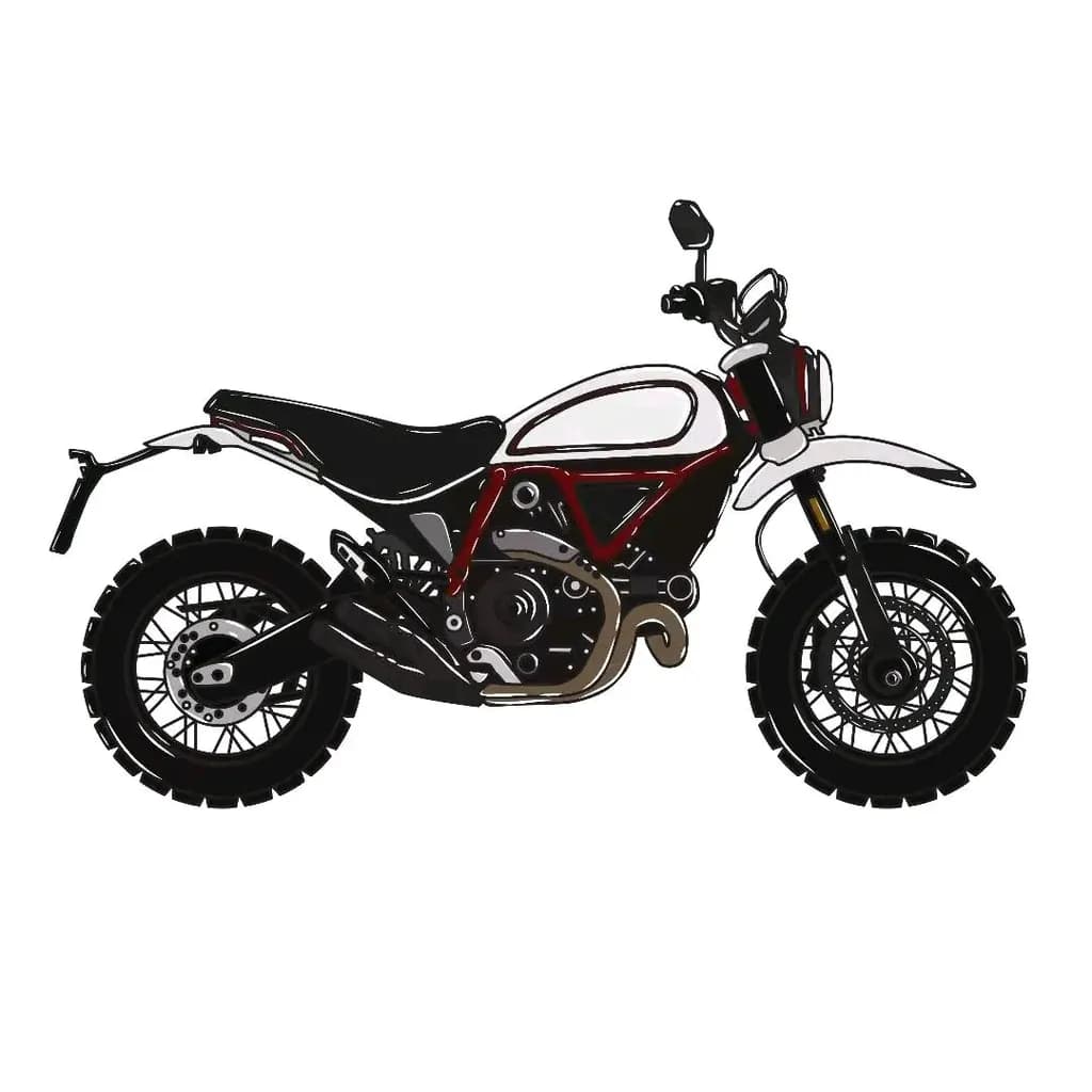 Black Trail Motorcycle