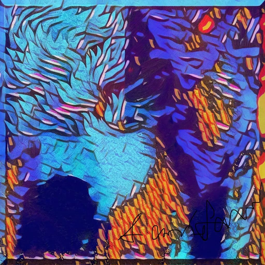 Blue Abstract Pulse