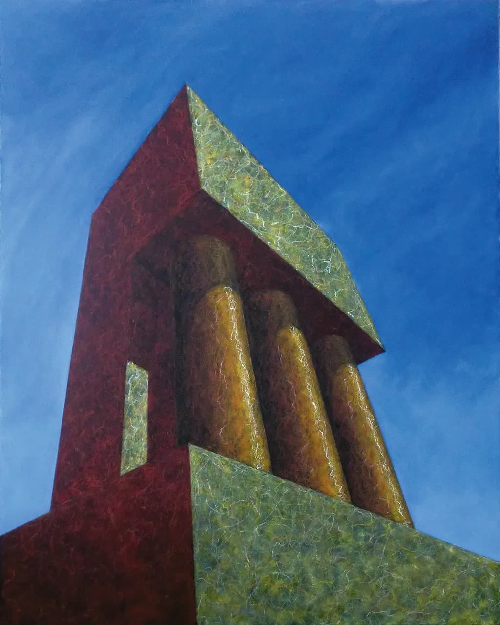Temple with three columns (Tempel mit drei Säulen)