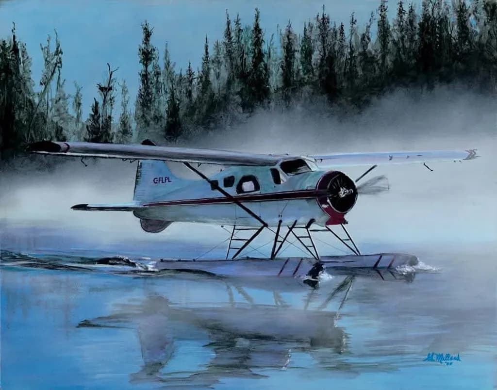 Beaver Seaplane Reflection