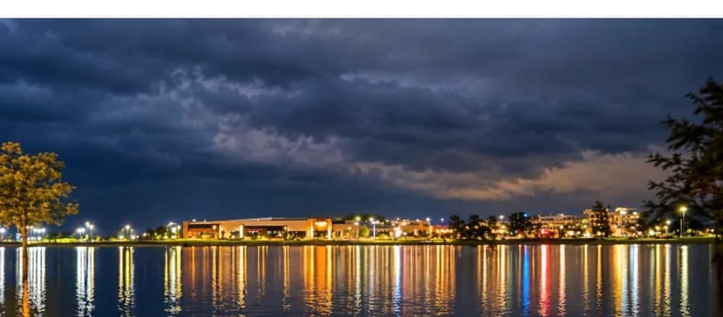 Stormlit City Reflections