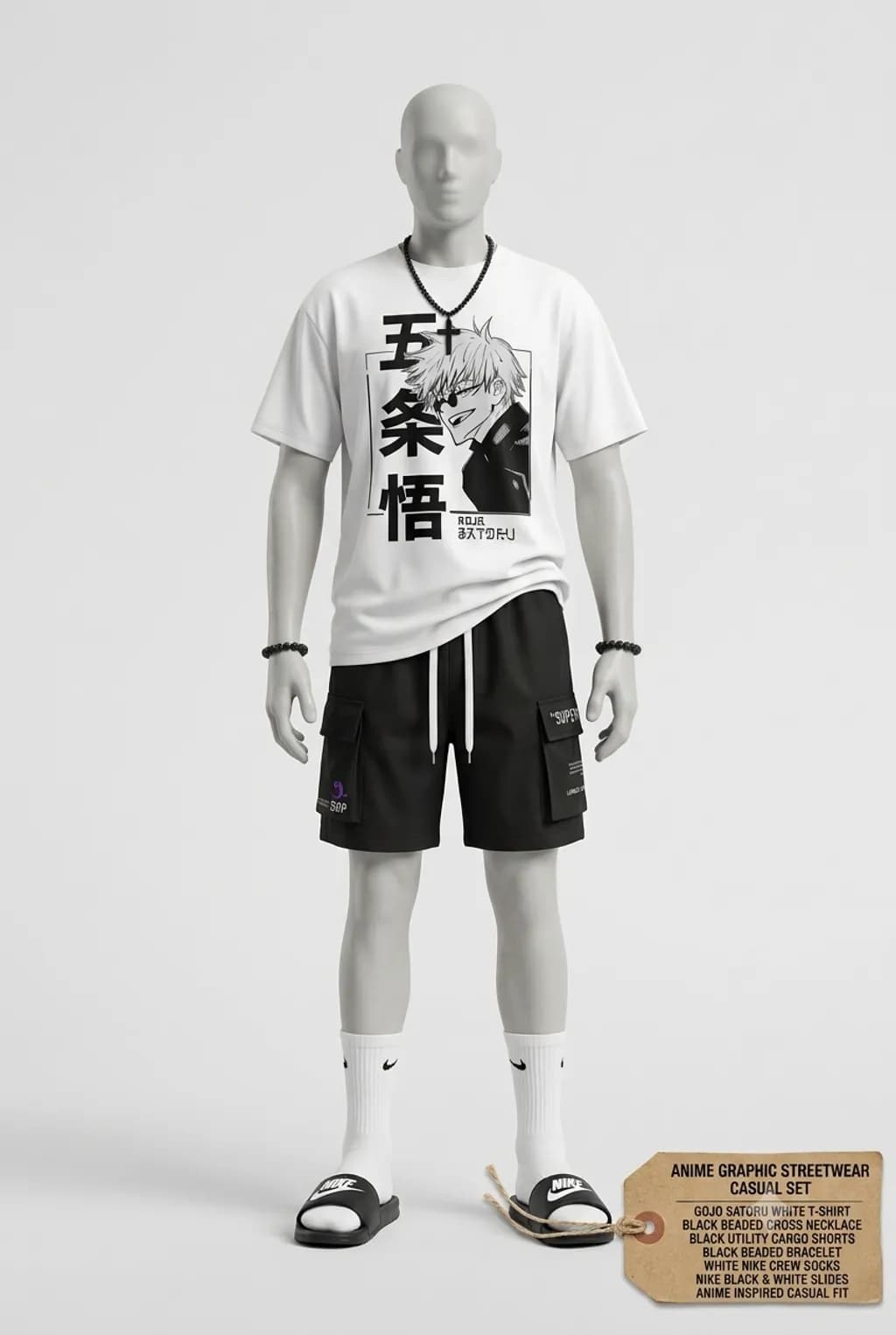 Gojo Anime Streetwear Set