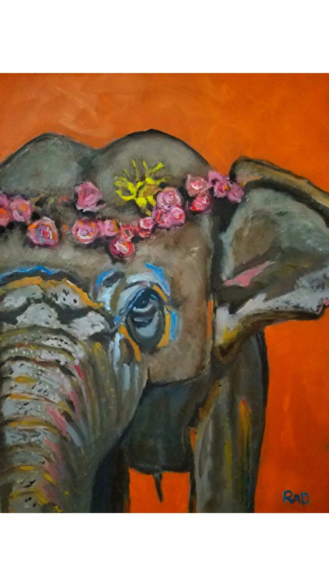 Flower-Crowned Elephant