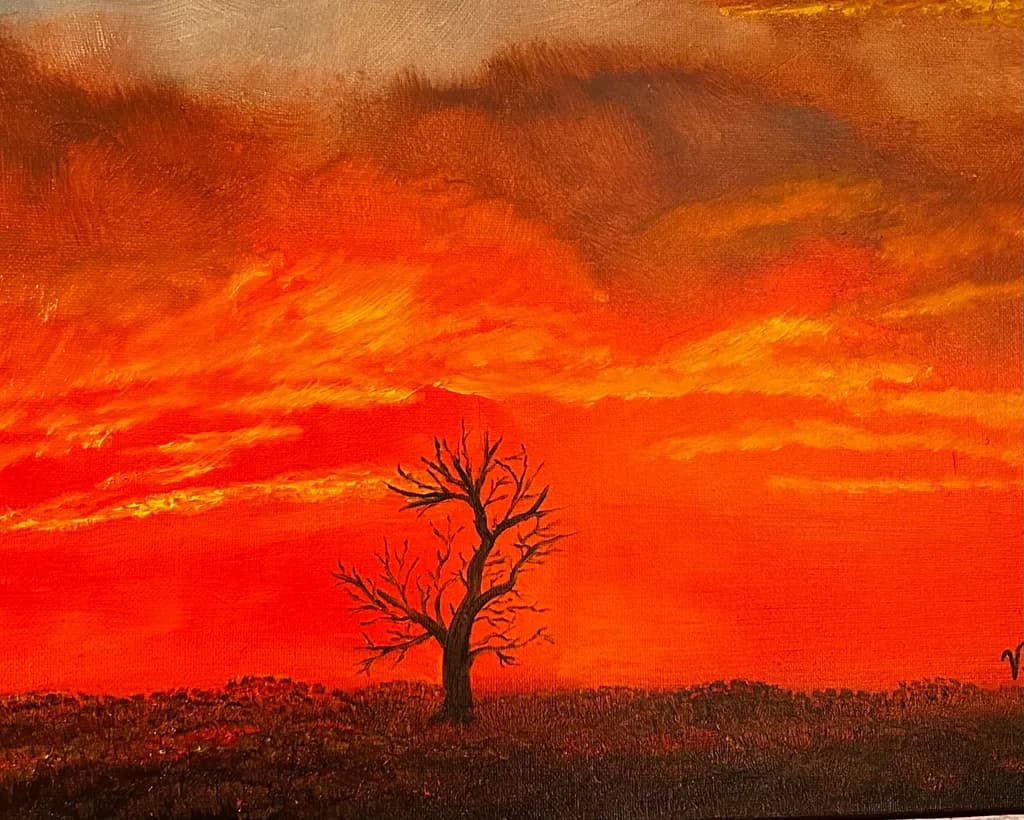 Lone Tree at Sunset
