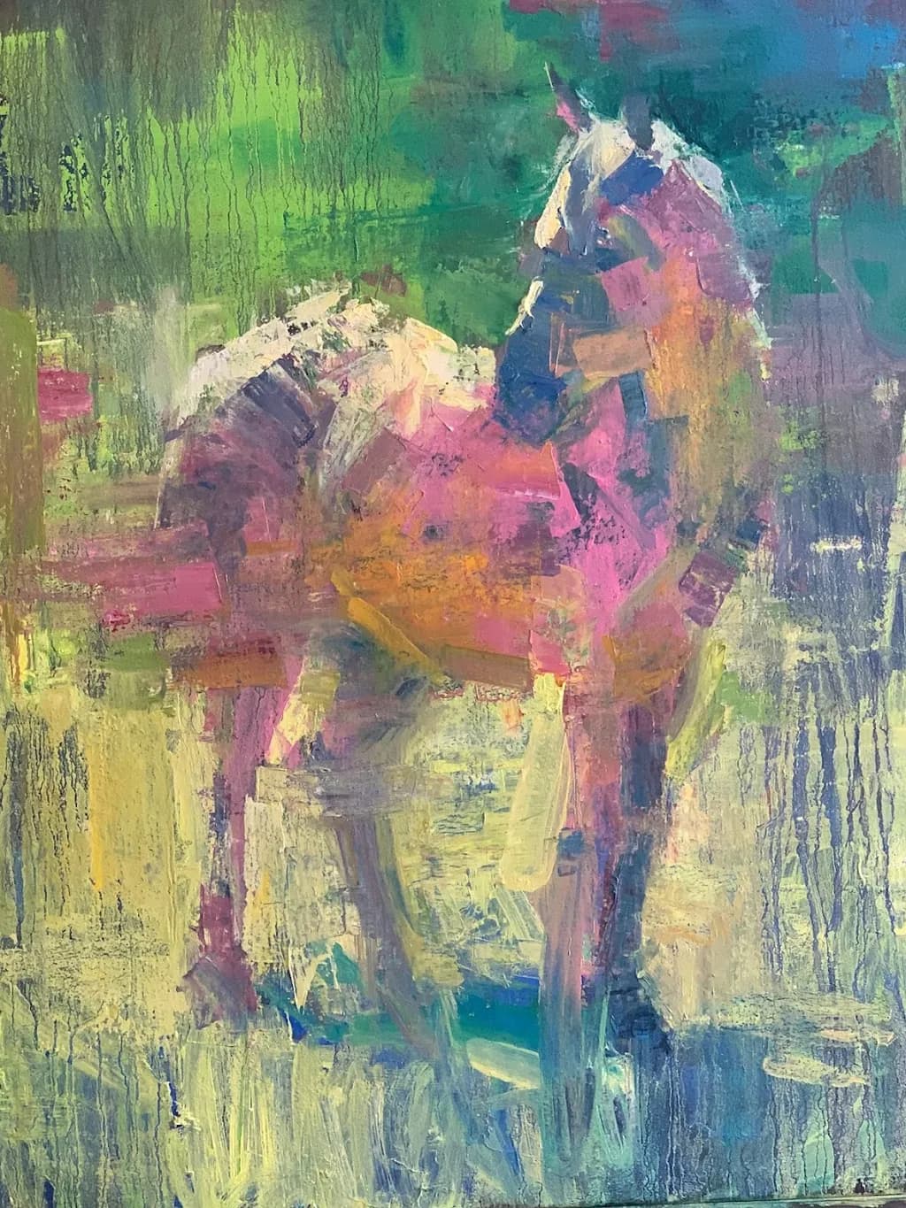 Pink and Green Mine Pony
