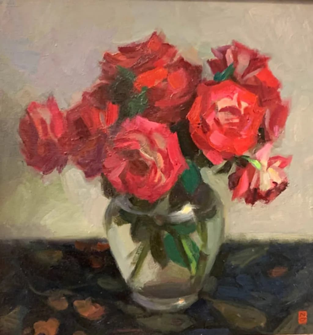 Garden Red Roses