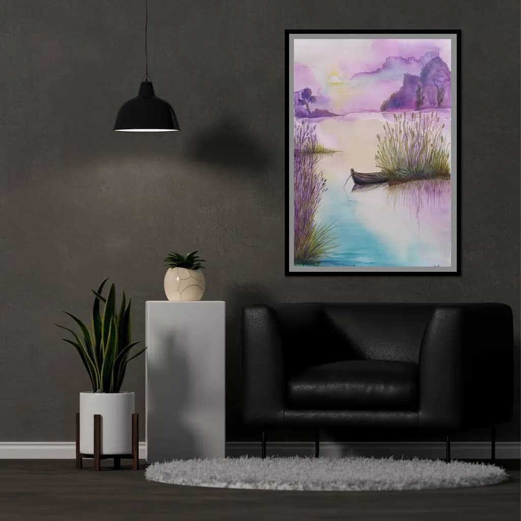 Lavender Lake Canoe