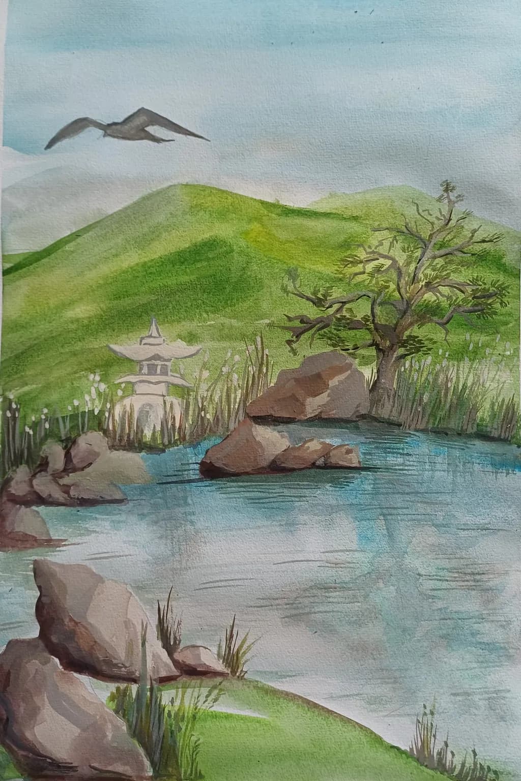 Mountain Pagoda Pond