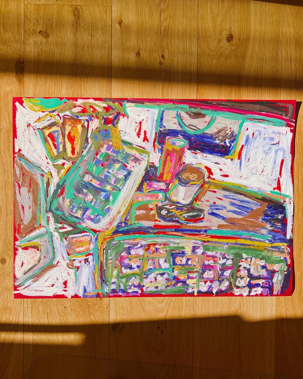 Painted Worktable