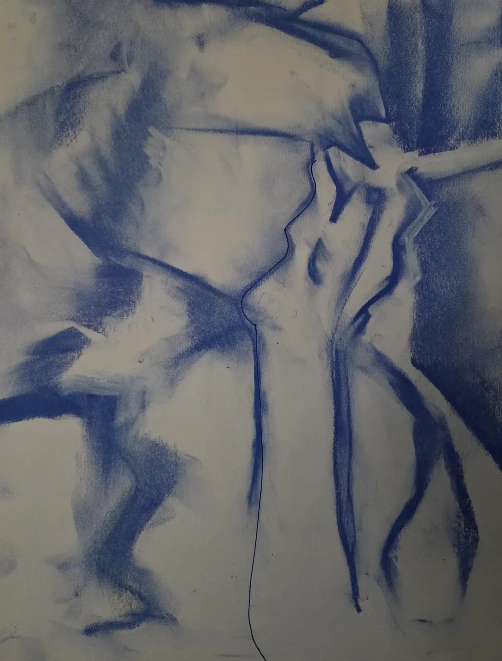Blue Figure Study