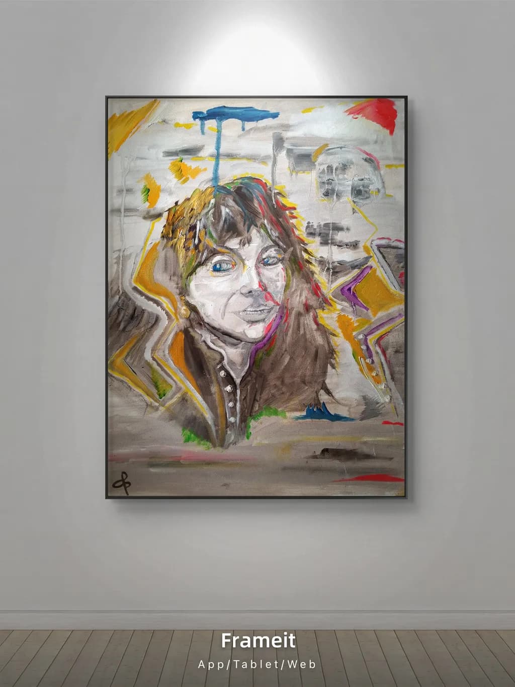 Colorful Woman Portrait