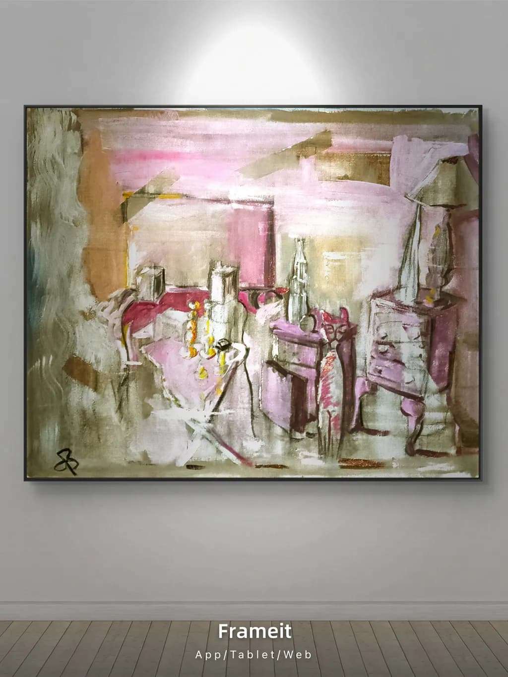 Pink Still Life alcove