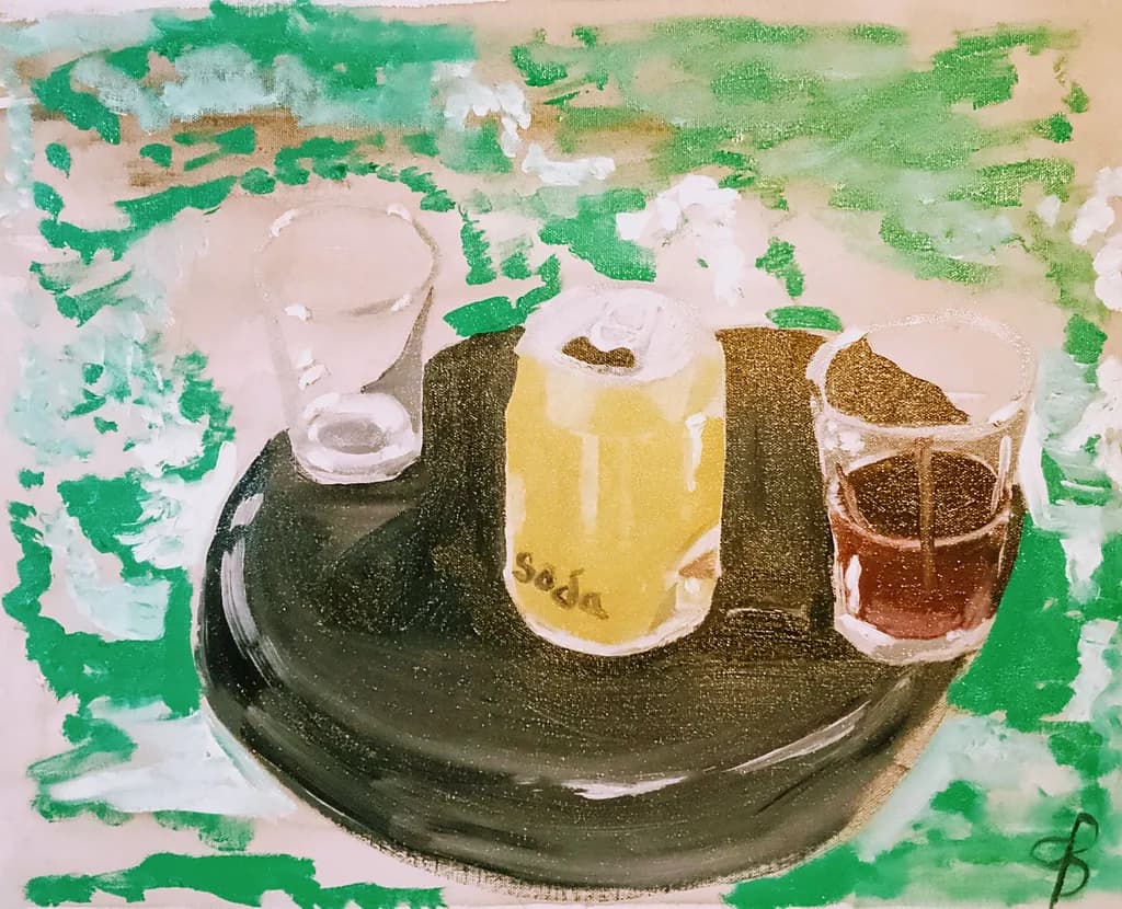 Soda on the Tray