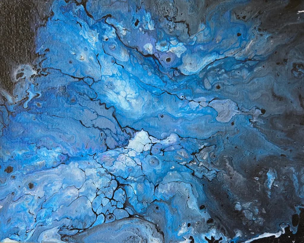 Blue Mineral Veins