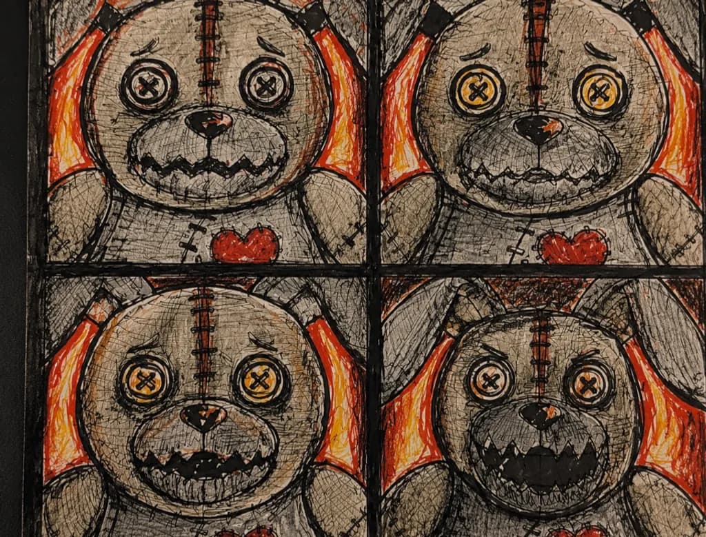 Stitched Bear Quartet