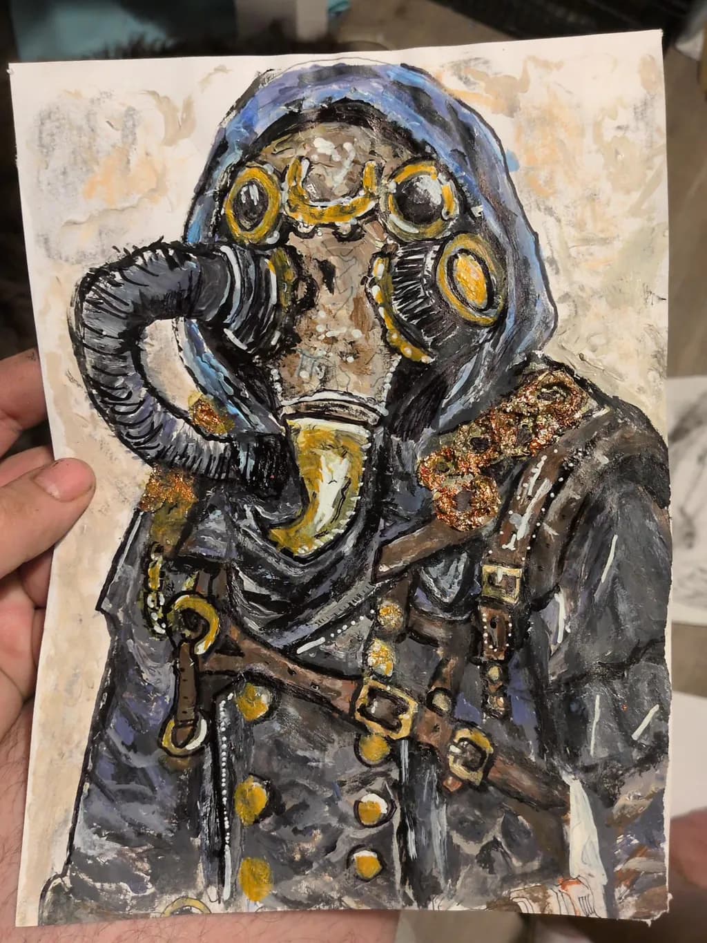 Brass-Goggled Hooded Explorer