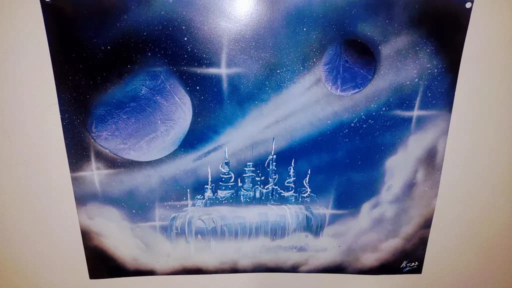 Moonlit Sky City