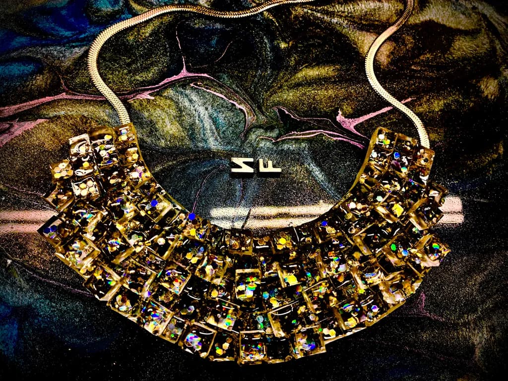 Gilded Mosaic Necklace