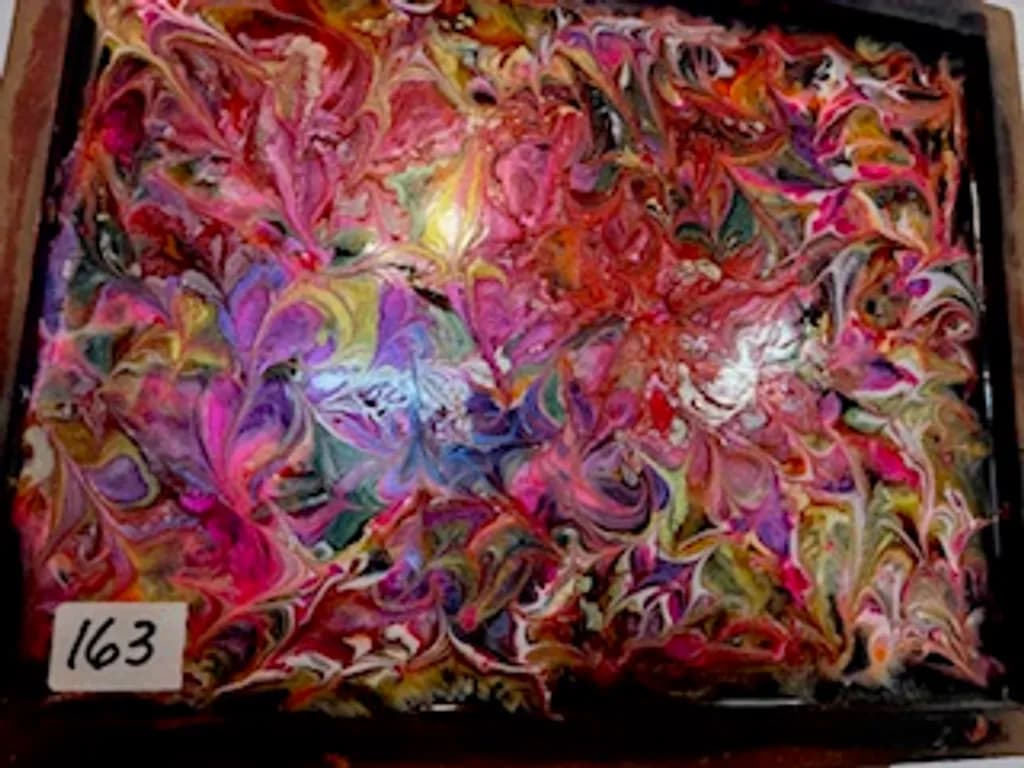 Marbled Floral Cascade