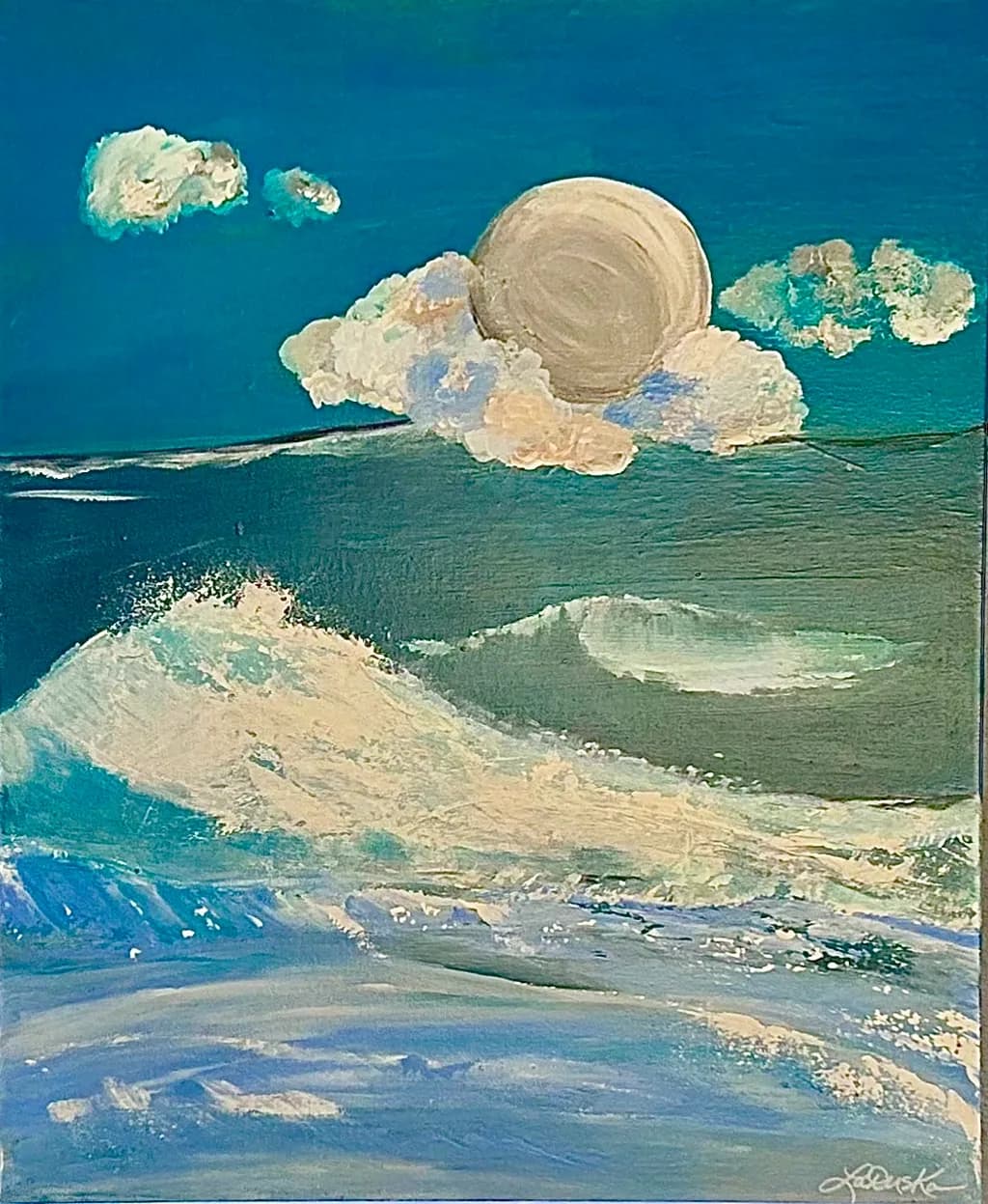 Mood in Blue 24x20x1”