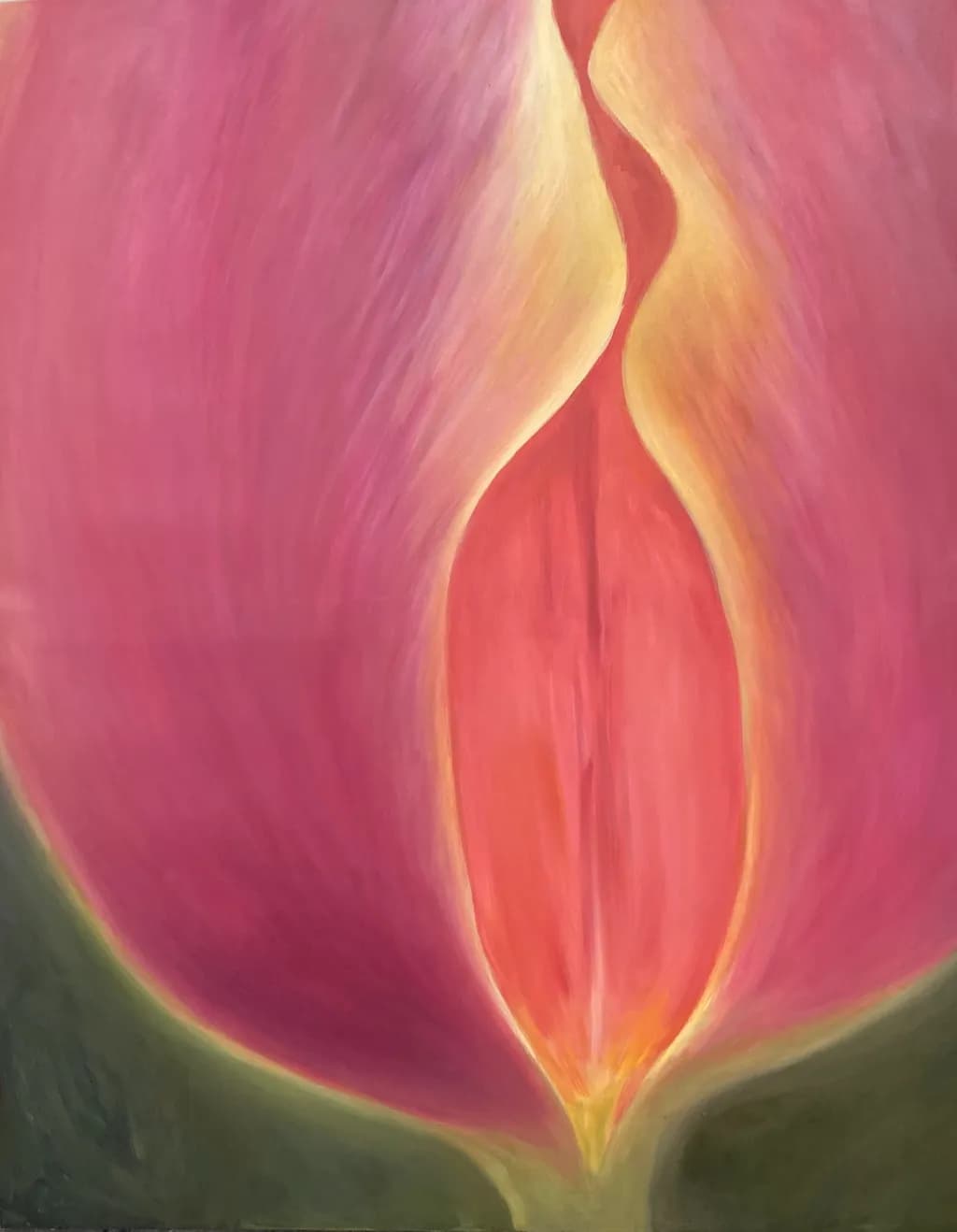 Magenta Tulip Bloom