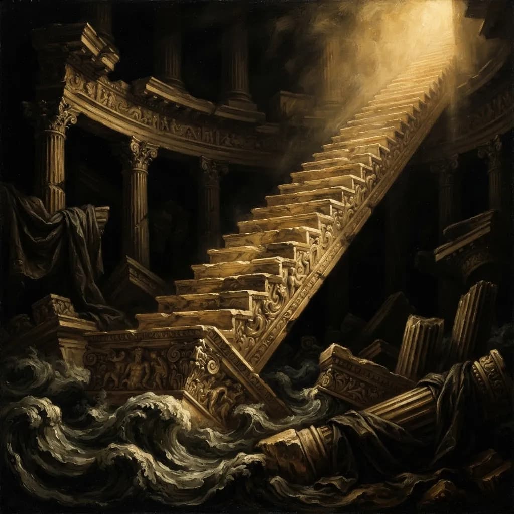 Sunken Marble Stairway