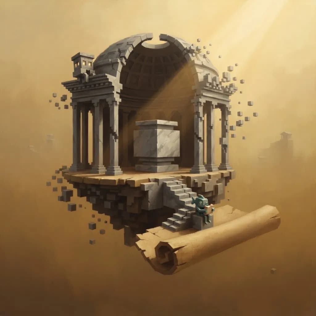 Floating Temple Ruins