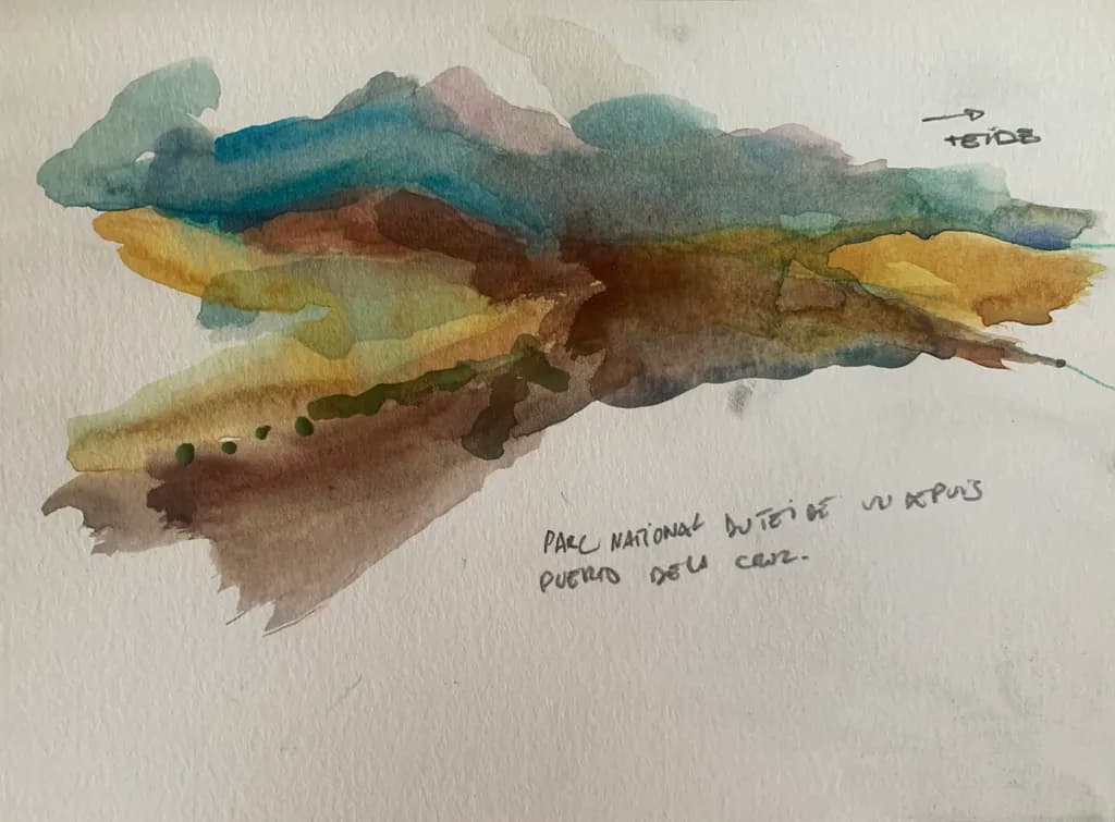 Teal and Ochre Hills