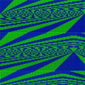 the rhythm is a frequency, the frequency is a colour, the colour is a geometric shape. Music is medicine.
