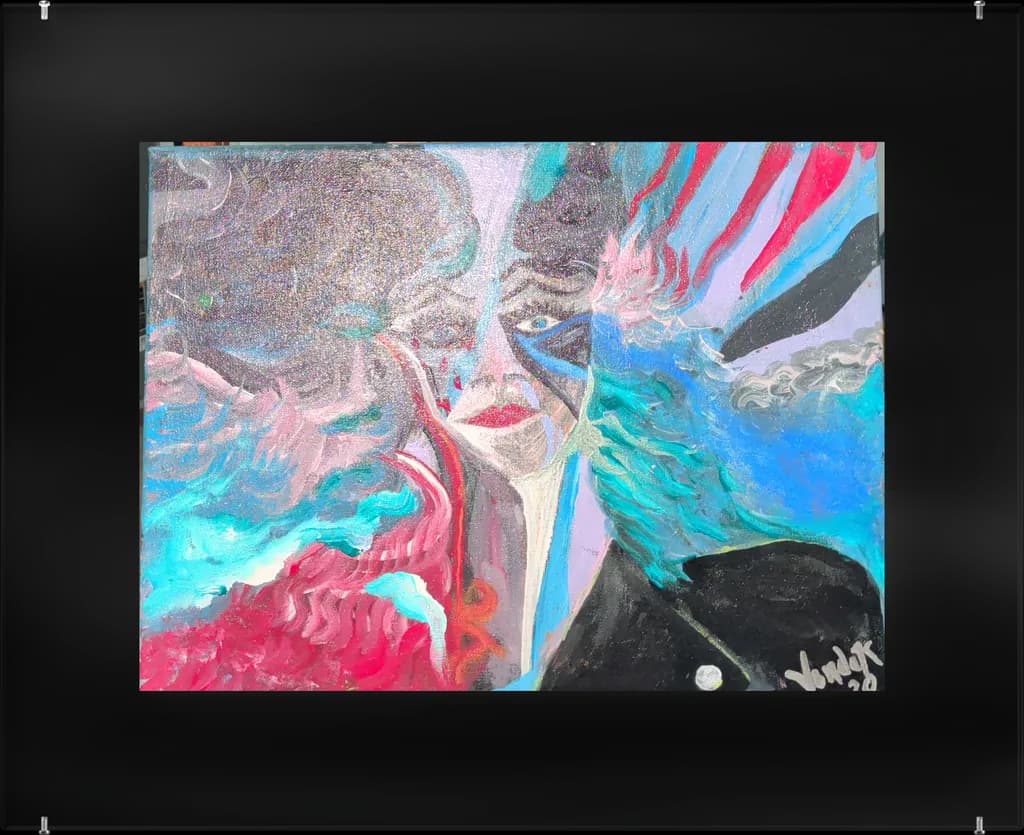 Chromatic Glitch Portrait