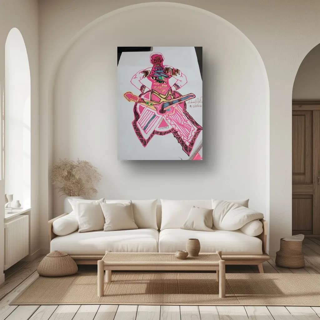 Geometric Guitarist