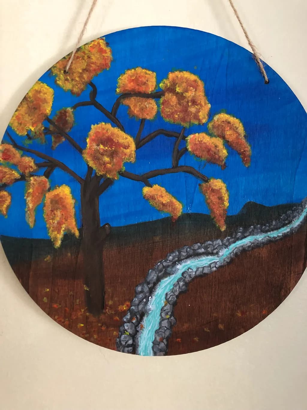 Autumn River Tree