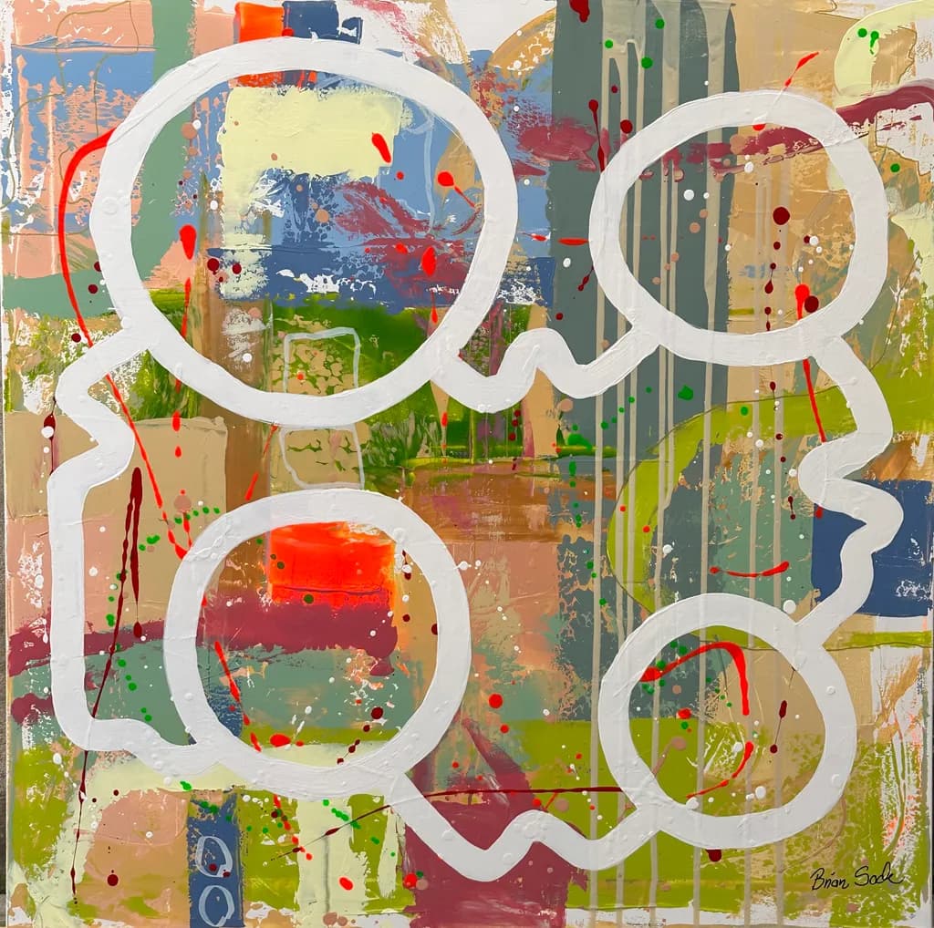 White Loops in Color