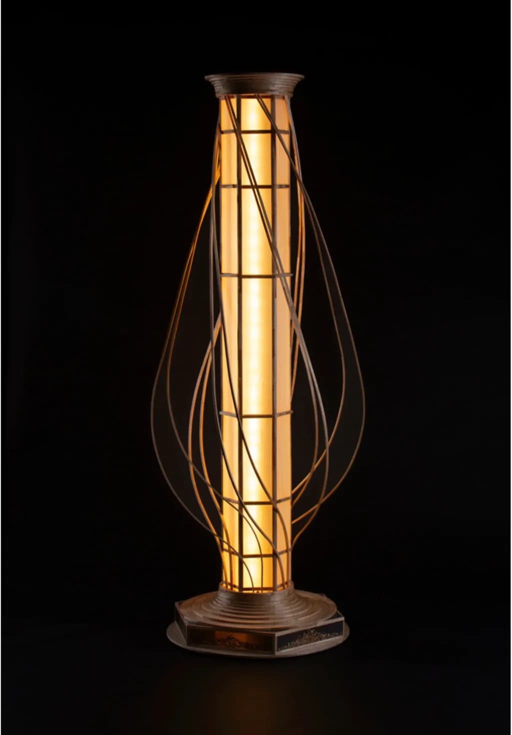 Caged Amber Light