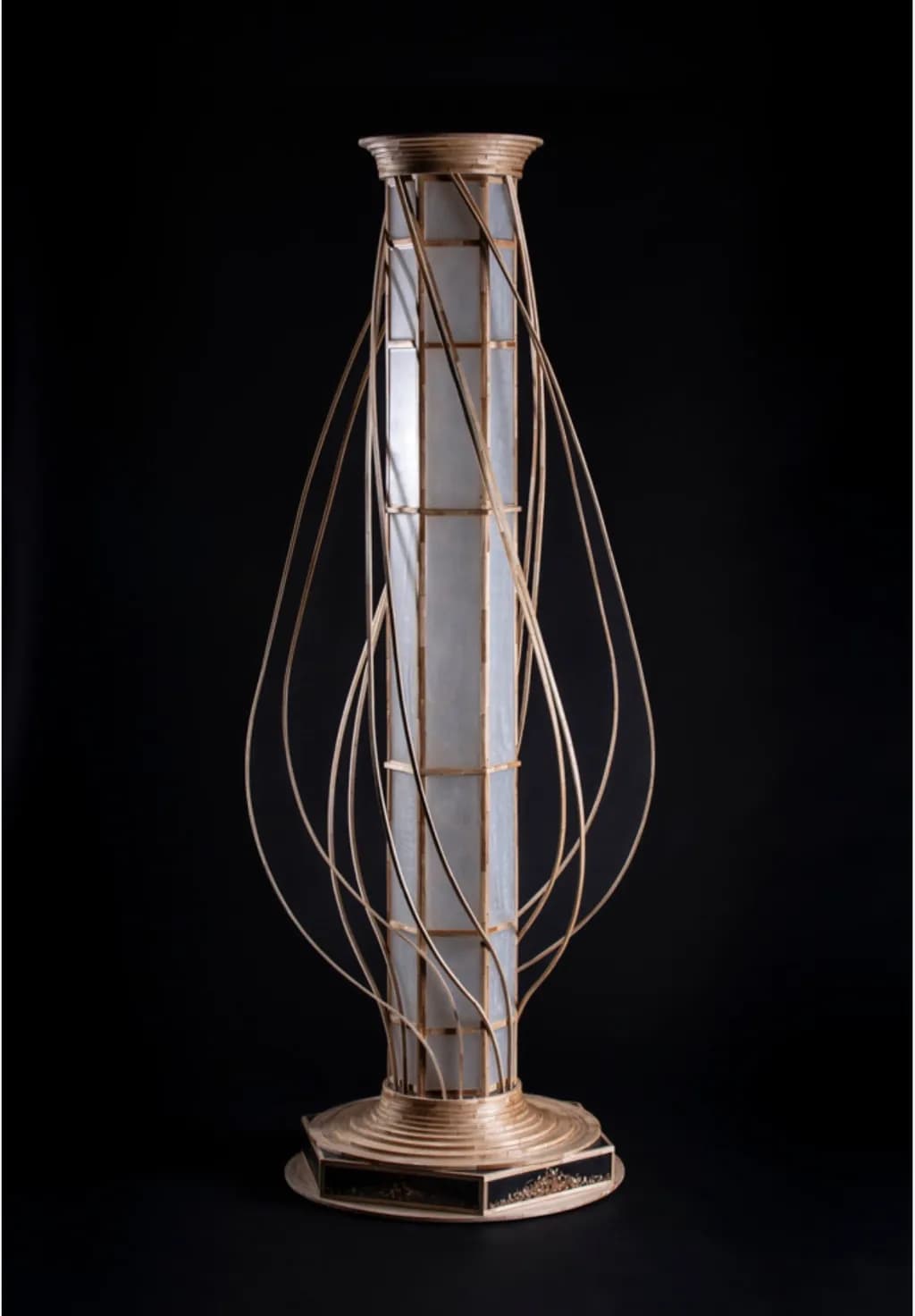 Copper Helix Sculpture