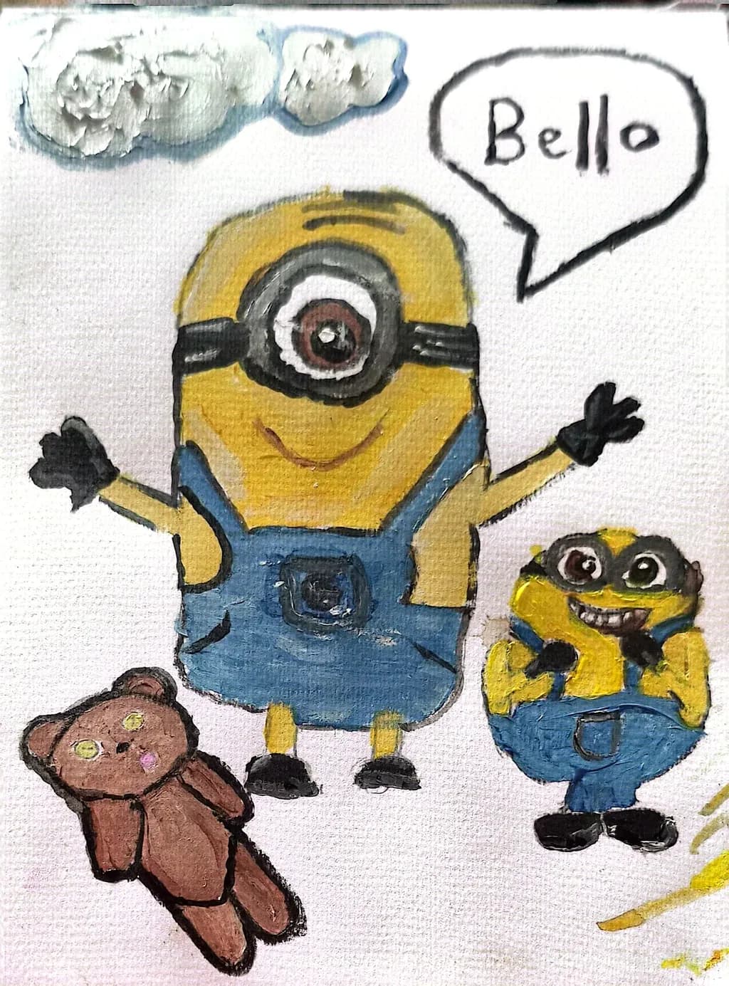 Bello Minions and Teddy