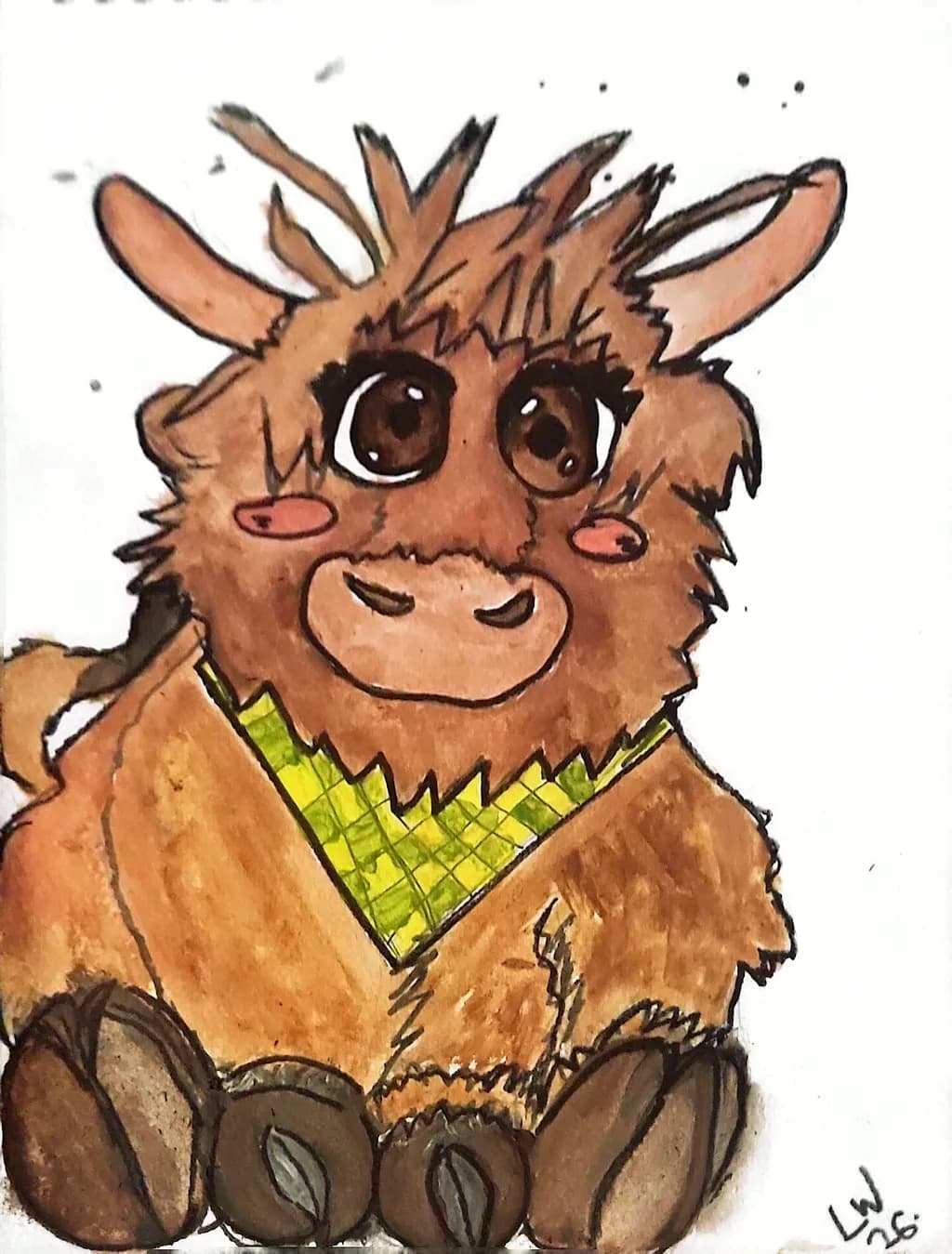 Scarfed Little Yak