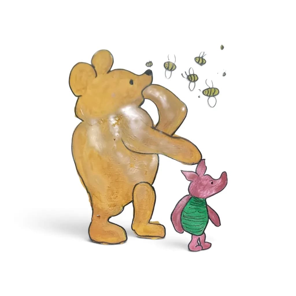 Bear, Piglet, and Bees