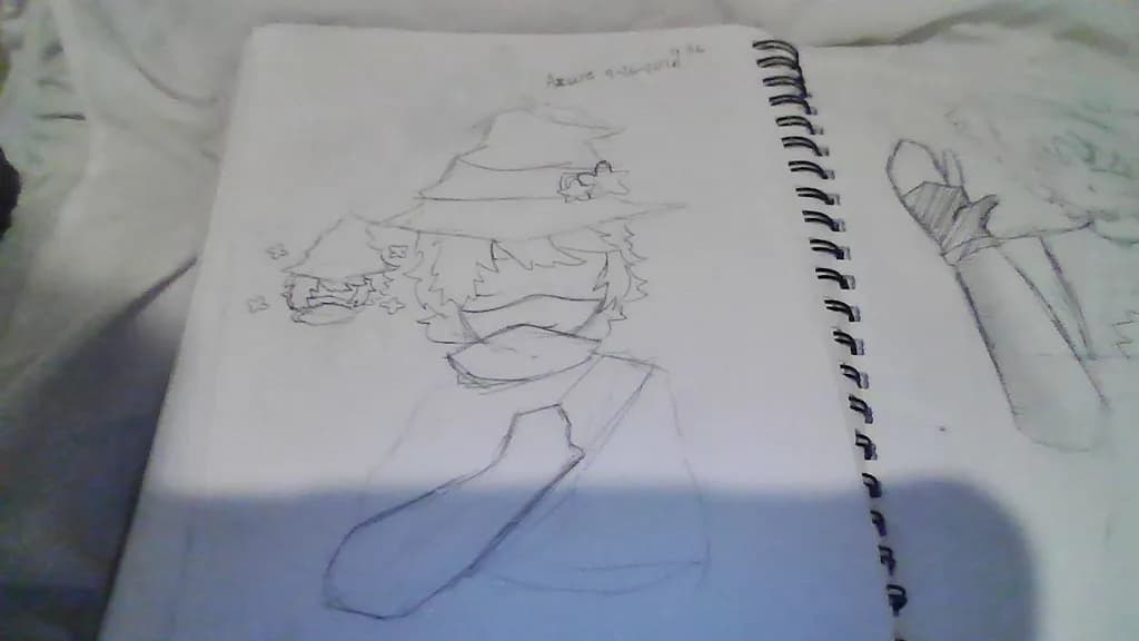 Hat-Wearing Character Sketch