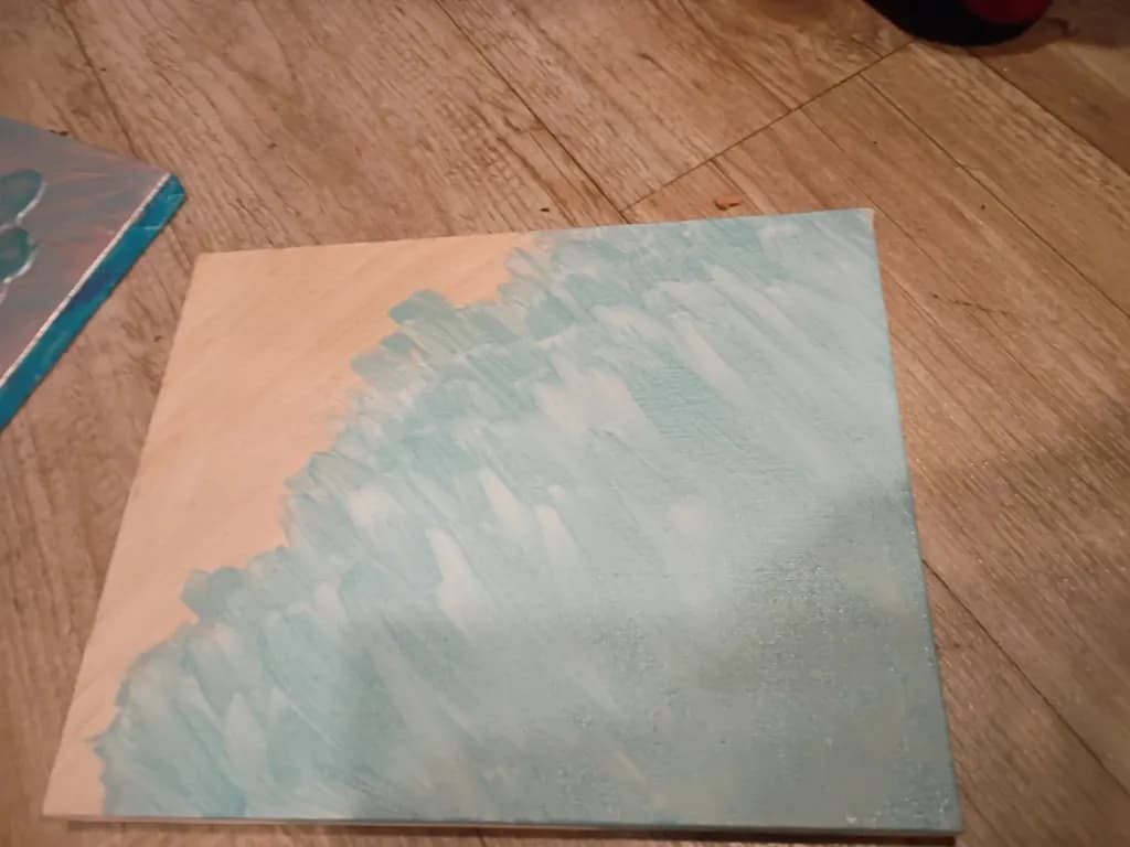 Blue Brushstrokes