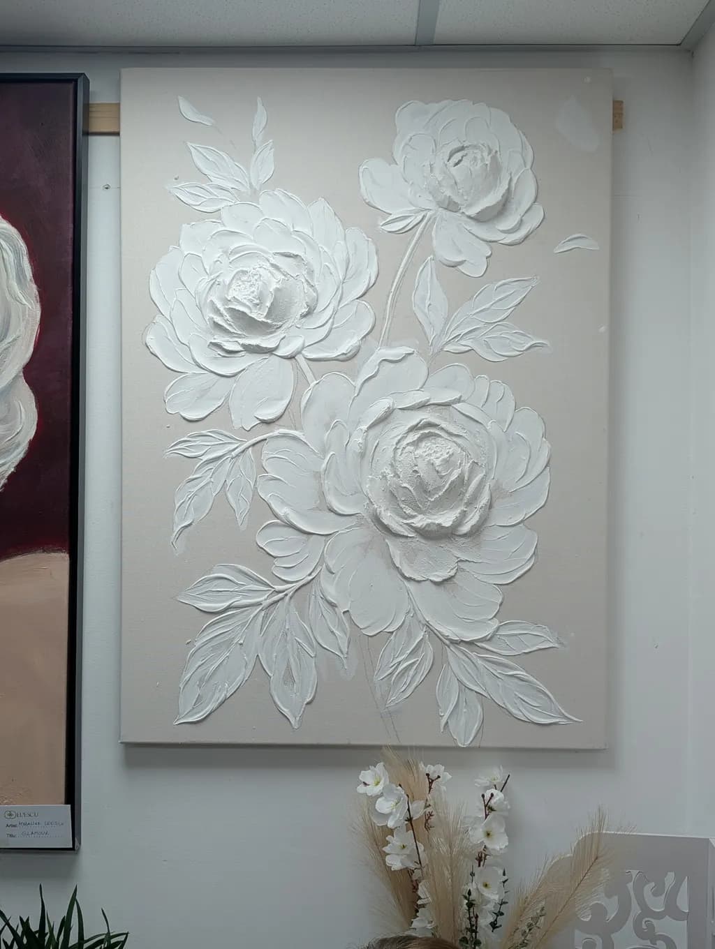 White Peony Relief