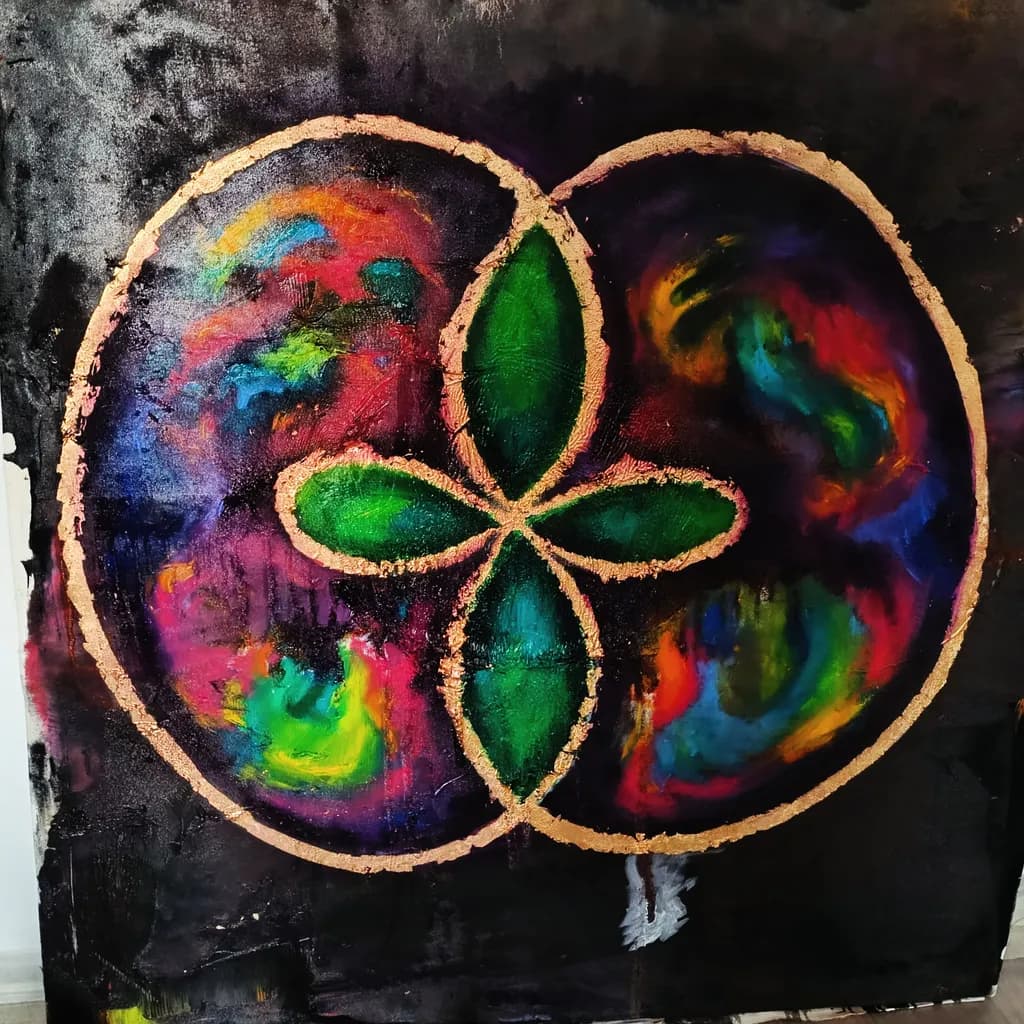 Gilded Color Bloom