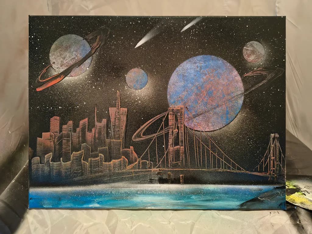 Starlit City Crossing