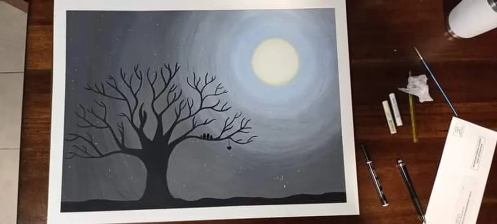 Moonlit Tree