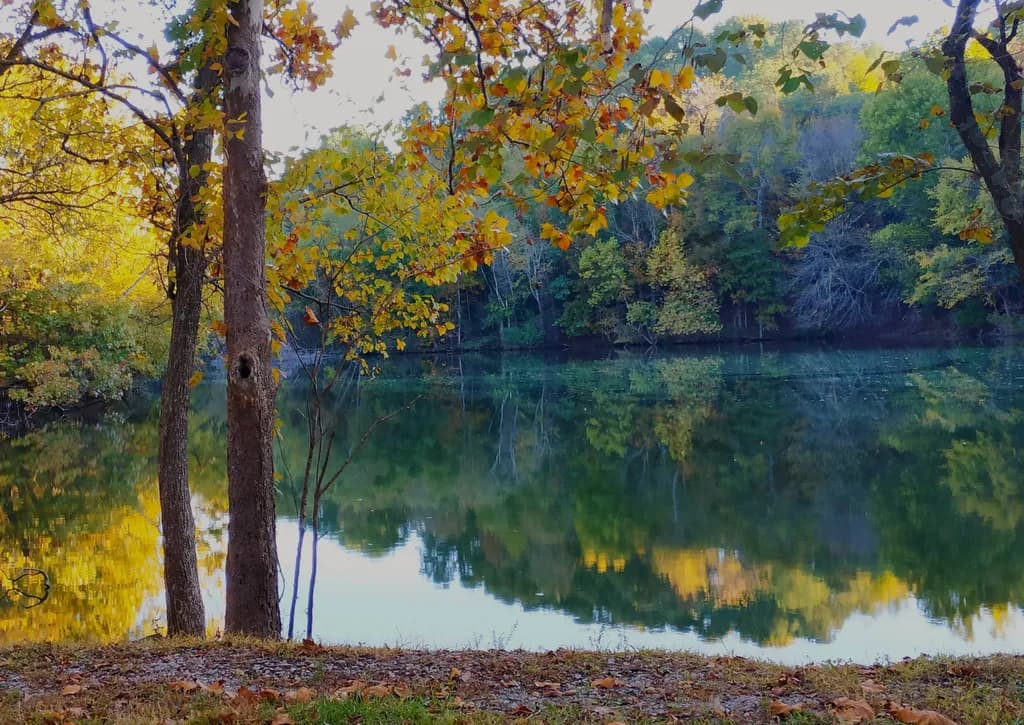Autumn Lake Reflections