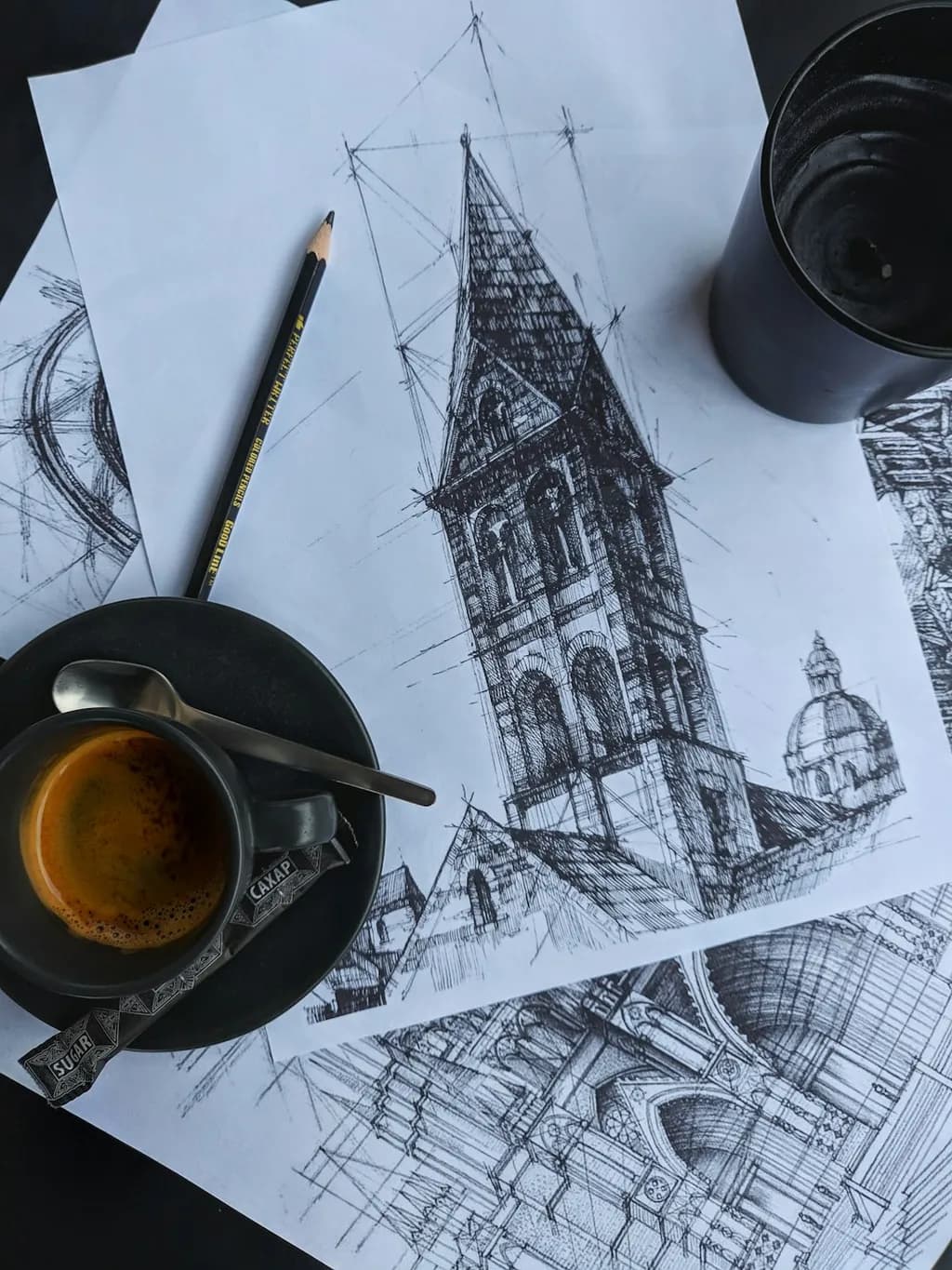 Pencil Tower Study