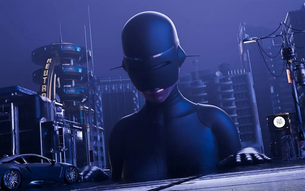 Neon City Titan
